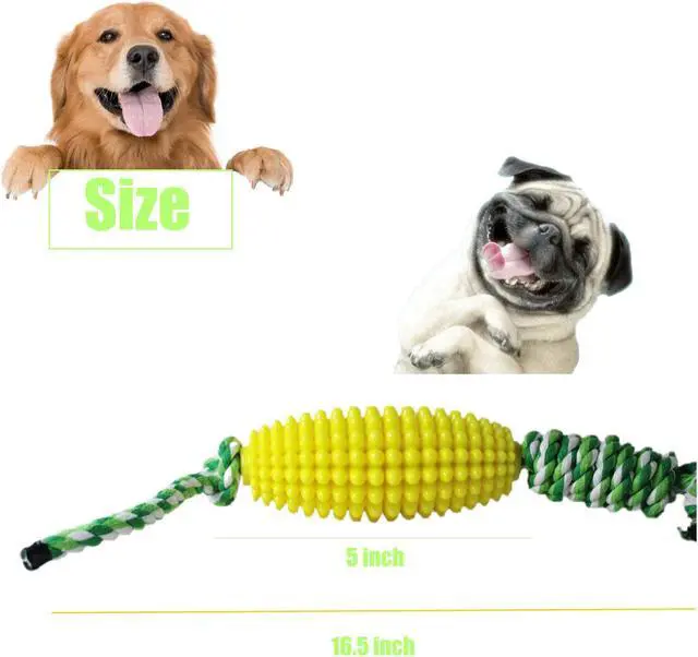 Alt view image 6 of 6 - Dog Chew Toys for Aggressive Chewers, Likaty Indestructible Rope Dog Toy Puppy Chew Teething Toys for Large Medium Small Dogs