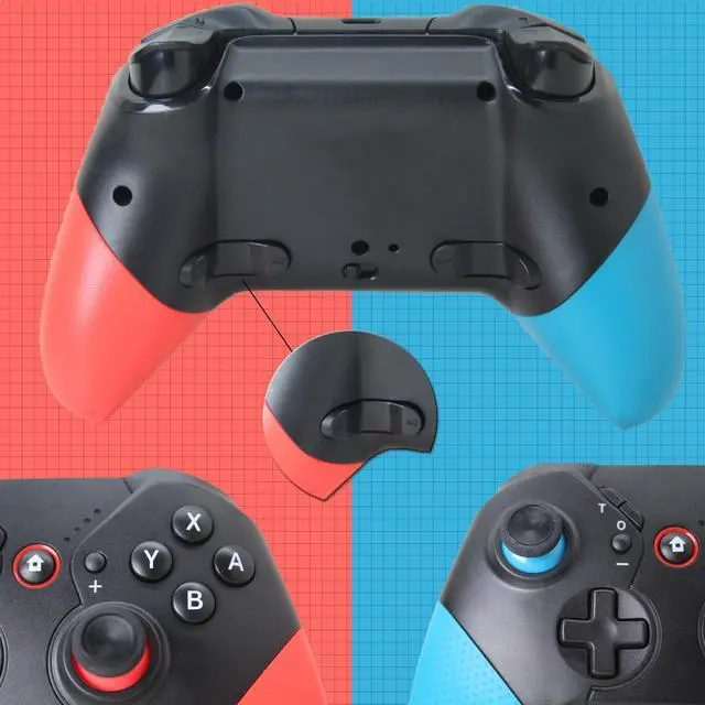 Alt view image 6 of 7 - Wireless Controller for Nintendo Switch, Likaty Joypad Compatible with Switch OLED/Lite/ Gamepad Accessories, Switch Pro Controller with Programming Motion Control Vibration