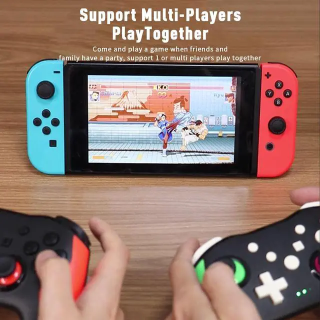 Alt view image 3 of 7 - Wireless Controller for Nintendo Switch, Likaty Joypad Compatible with Switch OLED/Lite/ Gamepad Accessories, Black Switch Pro Controller