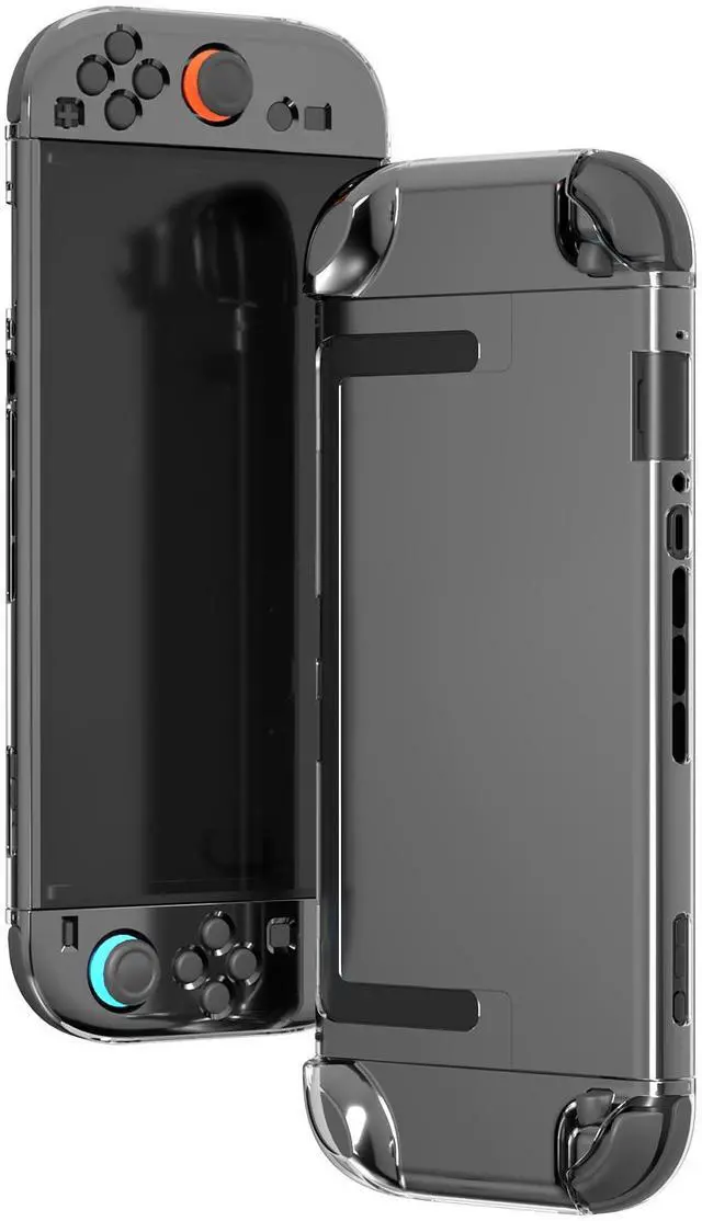 Alt view image 3 of 7 - Transparent Case for Nintendo Switch 2 Case,Clear Shockproof Non-Slip Soft TPU Silicone Crystal Protective Switch2 Controller Skin for SW2 Protector Cover Accessories