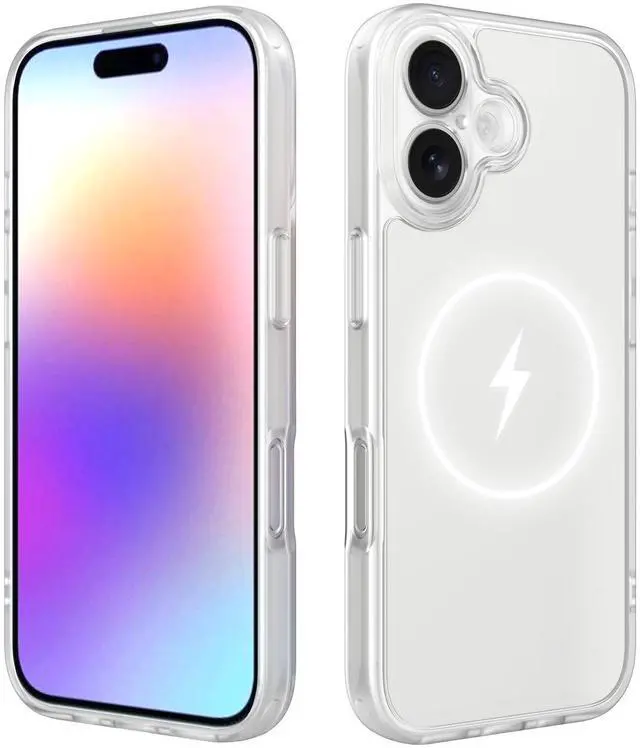 Alt view image 7 of 7 - Case for iPhone 17,Full Covered Camera Protection Magnetic Shockproof Slim Case Drop Proof Durable Protective Cover - Clear