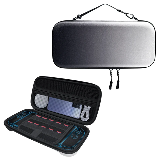 Alt view image 3 of 7 - Nylon Carry Case for Nintendo Switch 2,Protective Hard Portable Travel Carry Bag Shell Pouch with Pockets for Accessories and Games