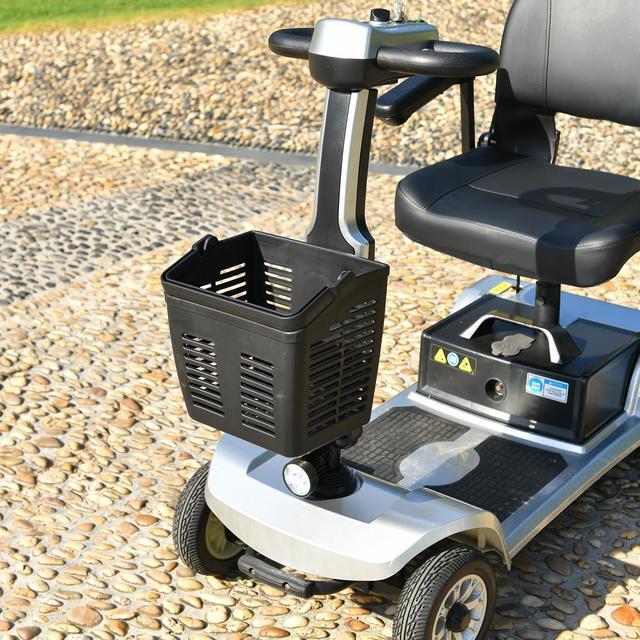 Alt view image 2 of 7 - 4 Wheels Handicapped Scooter Electric Mobility Scooter For Adult Elderly Disabled People Outdoor With Foldable Function
