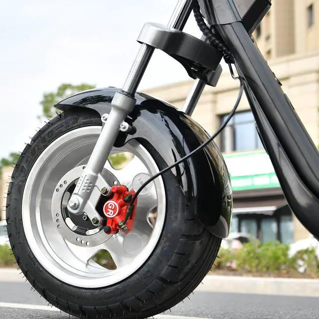 Alt view image 3 of 7 - Adult electric motorcycle 4000W Powerful Motor Max Speed 70-80KM/H 60V25AH Battery Charging Mileage 40-60KM Citycoco Scooter