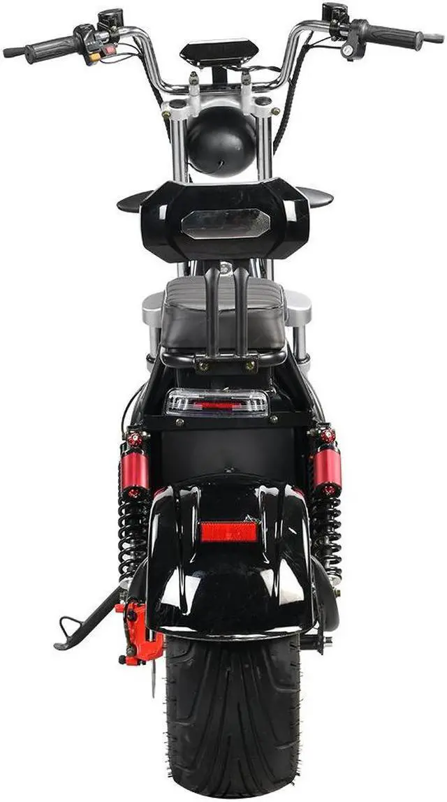 Alt view image 6 of 7 - Adult electric motorcycle 4000W Powerful Motor Max Speed 70-80KM/H 60V25AH Battery Charging Mileage 40-60KM Citycoco Scooter
