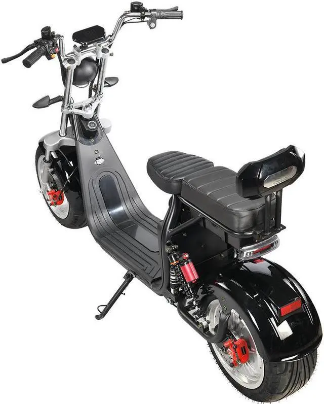 Alt view image 5 of 7 - Adult electric motorcycle 4000W Powerful Motor Max Speed 70-80KM/H 60V25AH Battery Charging Mileage 40-60KM Citycoco Scooter