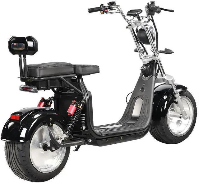 Alt view image 7 of 7 - Adult electric motorcycle 4000W Powerful Motor Max Speed 70-80KM/H 60V25AH Battery Charging Mileage 40-60KM Citycoco Scooter