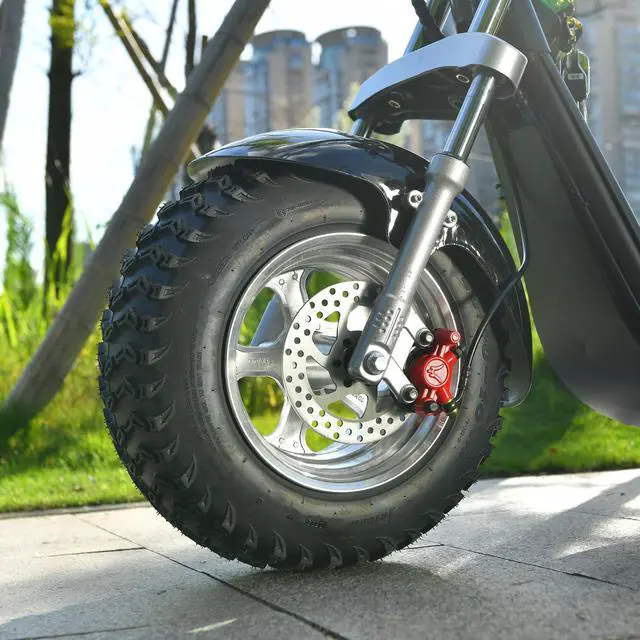 Alt view image 3 of 7 - eHoodax 3 Wheel elecstric scooter with 18 Inch Off-road Fat Tire  Max Speed 40KM/H 3000 Powerful Motor 3 wheel Detachable battery Electric Scooter