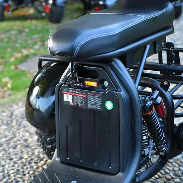 Alt view image 5 of 7 - eHoodax 3 Wheel elecstric scooter with 18 Inch Off-road Fat Tire  Max Speed 40KM/H 3000 Powerful Motor 3 wheel Detachable battery Electric Scooter