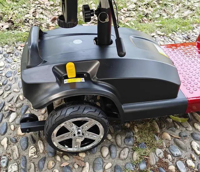 Alt view image 5 of 7 - eHoodax 4 Wheel Electric Scooter Lightweight Folding Powered Mobility Scooter for Adult Seniors with Ergonomic Seat removable battery