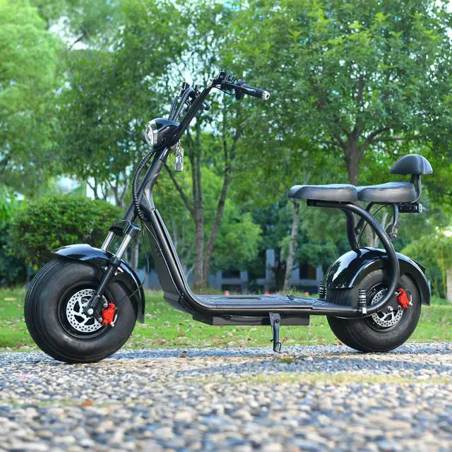 Alt view image 3 of 7 - eHoodax Citycoco Max Load 200KG Adult Electric 2 Wheel Scooter 3000W Motor Max Speed 55KM/H 18 Inch Fat Tire Electric Motorcycle EEC