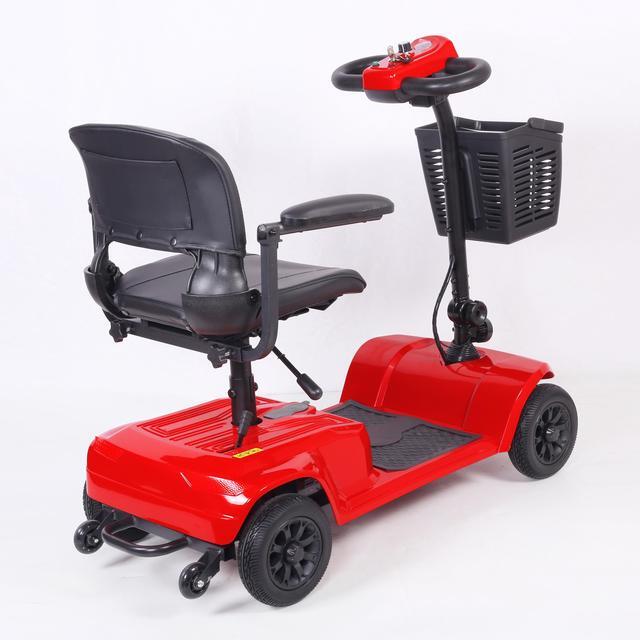 Alt view image 4 of 6 - eHoodax Outdoor S01 4 Wheels Electric Mobility Scooter for Adults/Seniors Power Wheelchair Device Compact Duty Mobile for Travel