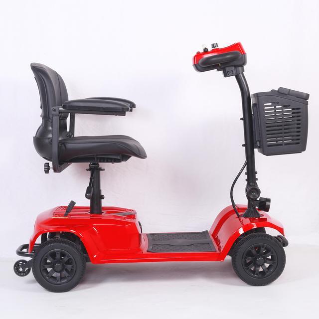 Alt view image 3 of 6 - eHoodax Outdoor S01 4 Wheels Electric Mobility Scooter for Adults/Seniors Power Wheelchair Device Compact Duty Mobile for Travel