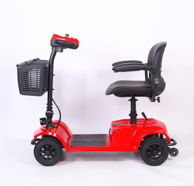 Alt view image 5 of 6 - eHoodax Outdoor S01 4 Wheels Electric Mobility Scooter for Adults/Seniors Power Wheelchair Device Compact Duty Mobile for Travel