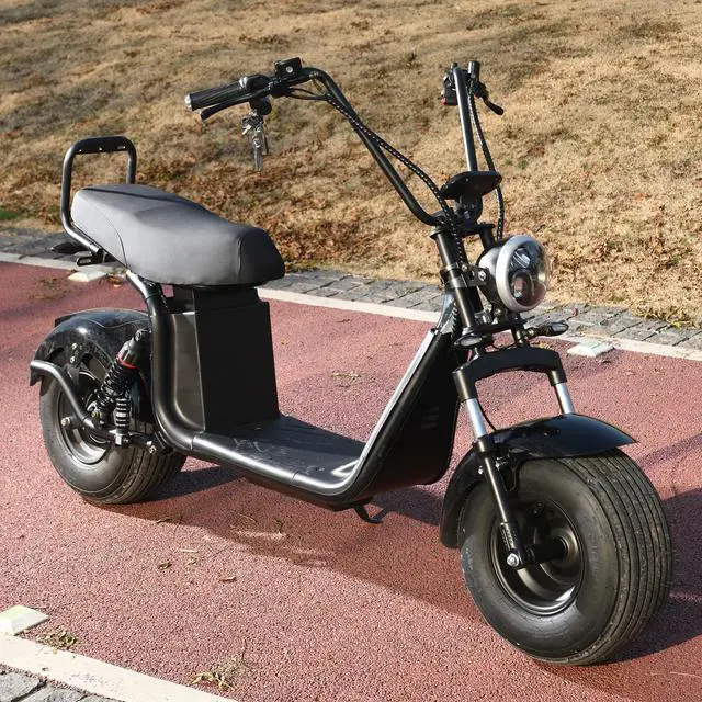 Alt view image 2 of 7 - eHoodax 18 Inch Fat Tire Citycoco 3000W Powerful Motor Max Speed 60 KM/H 60V20AH Charging Mileage 35-50KM Electric Scooter USA Stock
