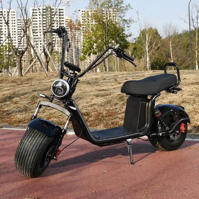 Main image of eHoodax 18 Inch Fat Tire Citycoco 3000W Powerful Motor Max Speed 60 KM/H 60V20AH Charging Mileage 35-50KM Electric Scooter USA Stock