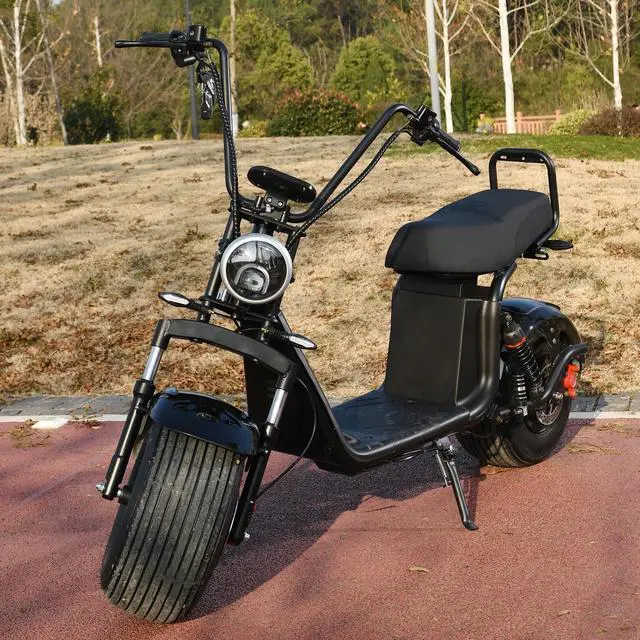 Alt view image 3 of 7 - eHoodax 18 Inch Fat Tire Citycoco 3000W Powerful Motor Max Speed 60 KM/H 60V20AH Charging Mileage 35-50KM Electric Scooter USA Stock