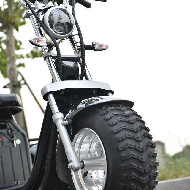 Alt view image 7 of 7 - eHoodax Adult Electric 3 Wheel Scooter 2000W Motor Max Speed 35-45KM/H Max Load 250KG 18 Inch Off road Fat Tire Electric Scooter