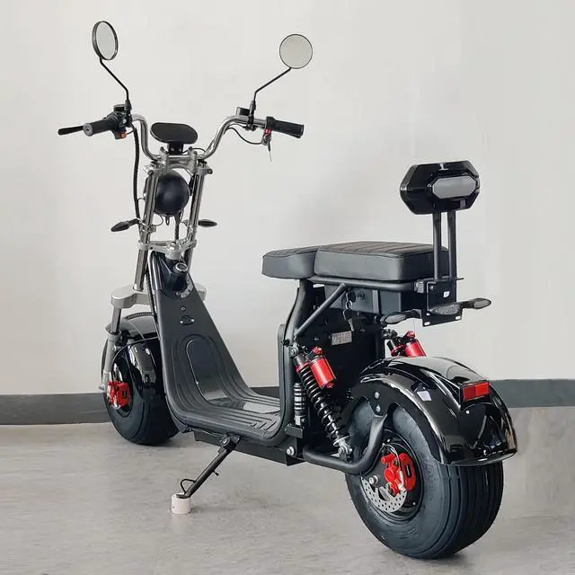 Alt view image 6 of 7 - eHoodax  Max Speed 70km/h 4000W High-Power Lithium Battery Harley Electric Motorcycle 2 Wheels Wide Tyre Adult Electric Bike