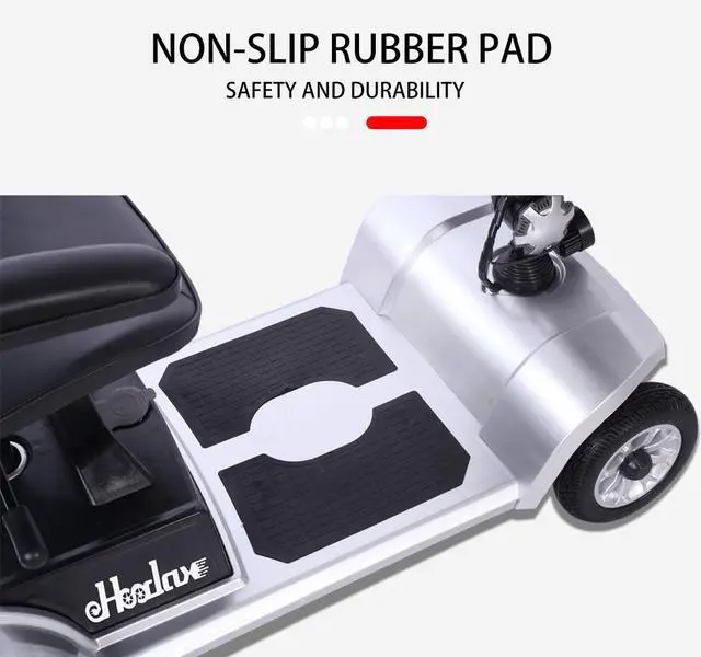 Alt view image 5 of 7 - eHoodax Outdoor 4 Wheels Electric Mobility Scooter For Seniors And Adults Max Speed 8km/h Max Range 20 KM 250W 24V Electric Wheelchair