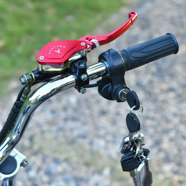 Alt view image 6 of 7 - ehoodax Max Speed 40MPH 4000W Motor Max Load 550 IBS 18 Inch Fat Tire Electric Scooter Black