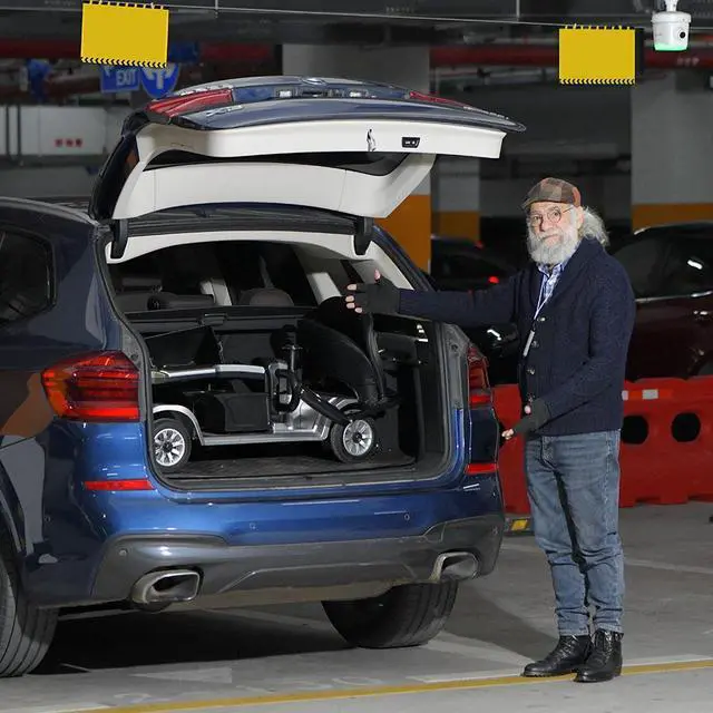 Alt view image 5 of 7 - ehoodax Electric Mobility Scooter Outdoor Use by Elderly and Disabled Persons Max Load 265 IBS