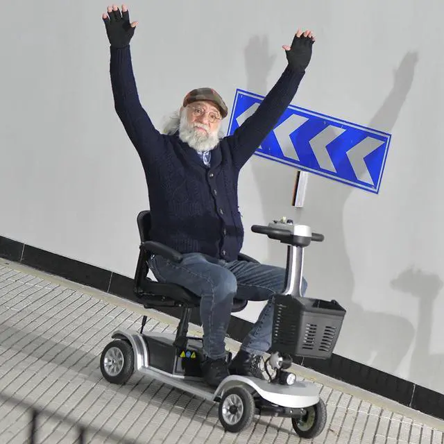 Alt view image 6 of 7 - ehoodax Electric Mobility Scooter Outdoor Use by Elderly and Disabled Persons Max Load 265 IBS