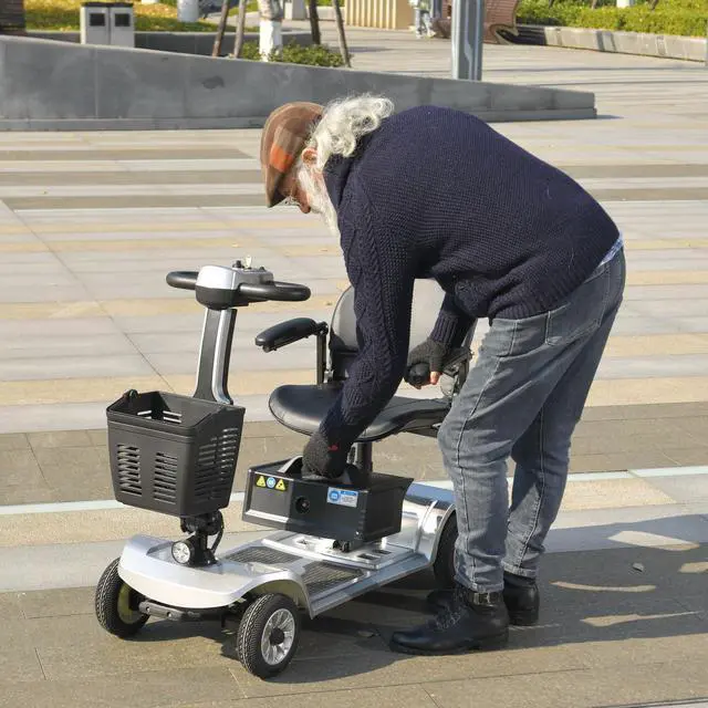 Alt view image 4 of 7 - ehoodax Electric Mobility Scooter Outdoor Use by Elderly and Disabled Persons Max Load 265 IBS