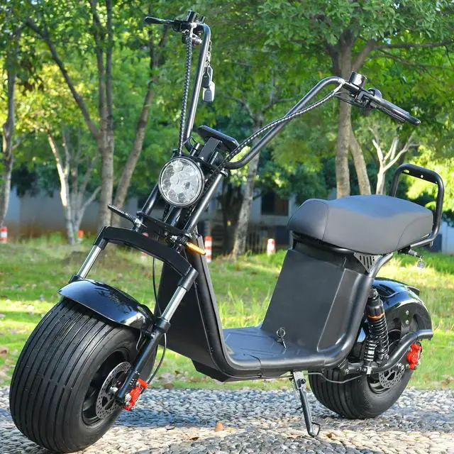 Alt view image 3 of 7 - ehoodax citycoco Fat Tire Electric Scooter 3000W Motor Max Speed 28MI 60V20AH removable Battery
double seat,Maximum Load 440 IBS