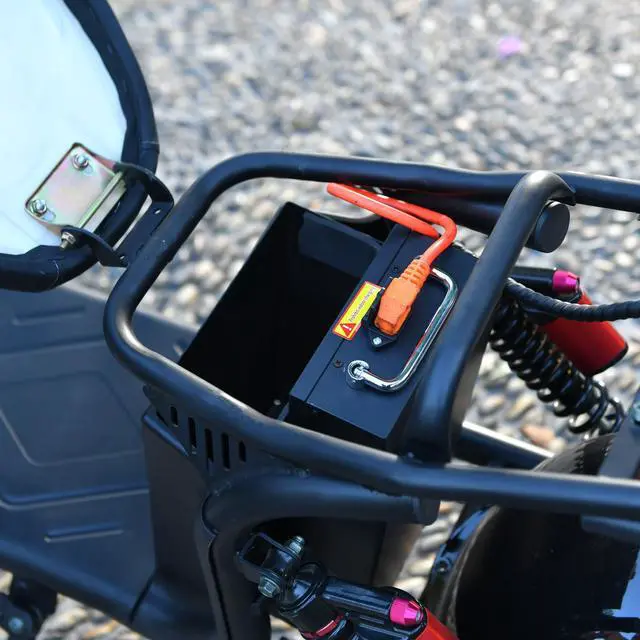 Alt view image 7 of 7 - ehoodax citycoco Fat Tire Electric Scooter 3000W Motor Max Speed 28MI 60V20AH removable Battery
double seat,Maximum Load 440 IBS