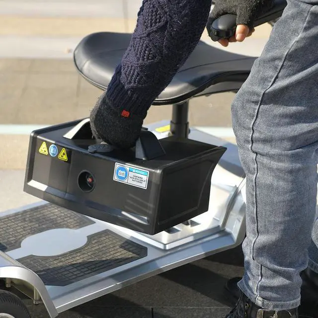 Alt view image 5 of 7 - ehoodax 250W Motor Max Load 265 IBS Electric Mobility Scooter Outdoor Use by Elderly and Disabled Persons