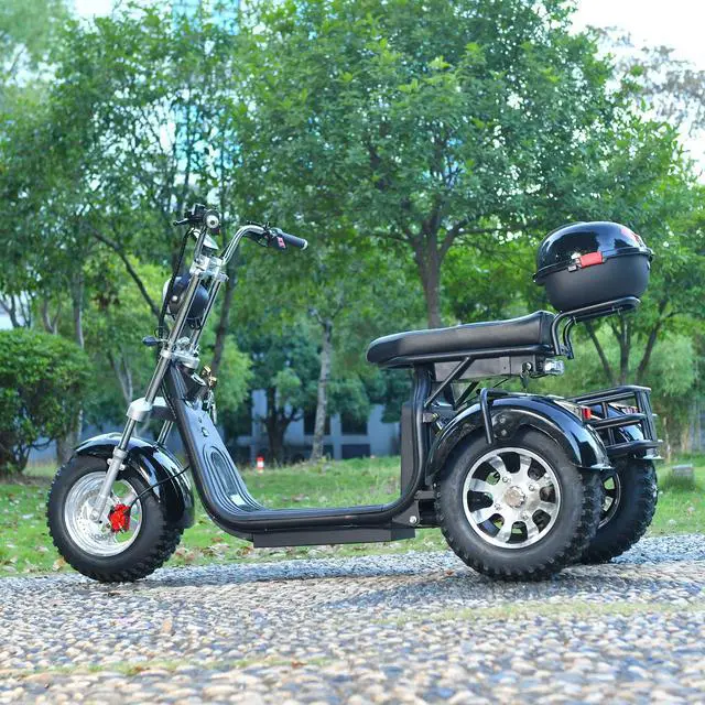 Alt view image 2 of 7 - ehoodax Aldult Electric Tricycles 60V20AH 3000W Powerful Motor Max Speed 45KM/H Electric Scooter