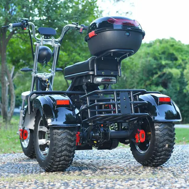 Alt view image 3 of 7 - ehoodax Aldult Electric Tricycles 60V20AH 3000W Powerful Motor Max Speed 45KM/H Electric Scooter