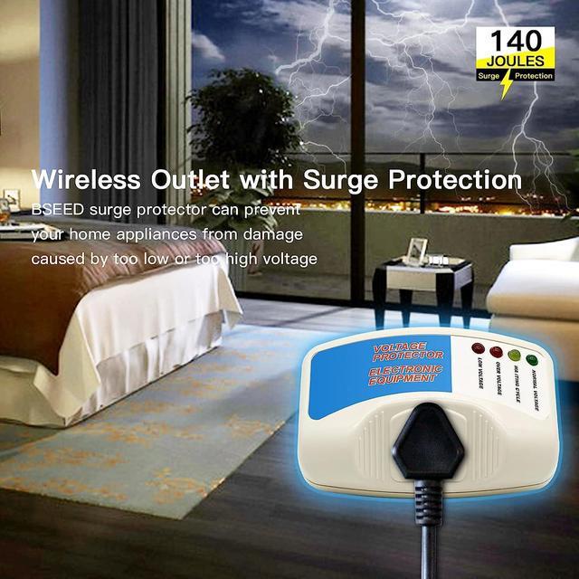 Voltage Protector Single Outlet Surge Protector Plug in for Home