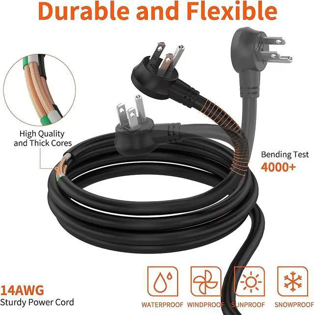 Alt view image 6 of 7 - 8 Outlet Long Power Strip, 2100J Surge Protector Heavy Duty 6FT Cord Wide Spaced and Wall Mount Metal Powerstrip for Home Office Garage Workshop