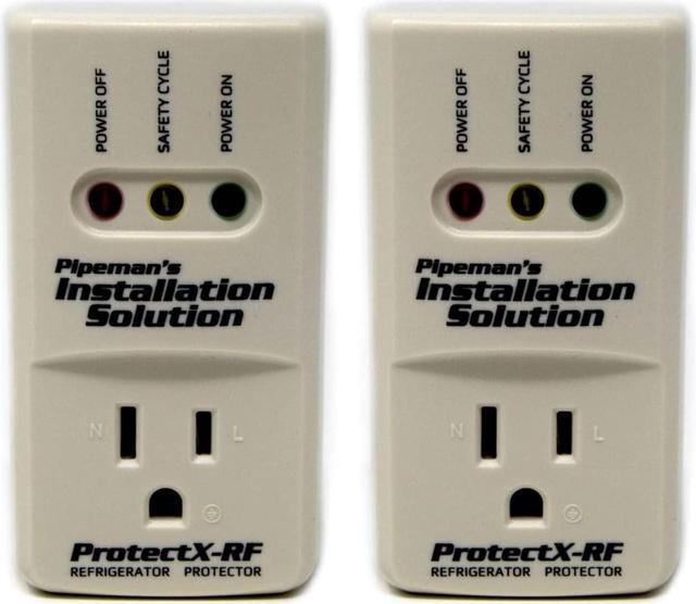 4 Pack Pipeman's Installation Solution AC 85-135v Surge Protector 1800 Watts, White