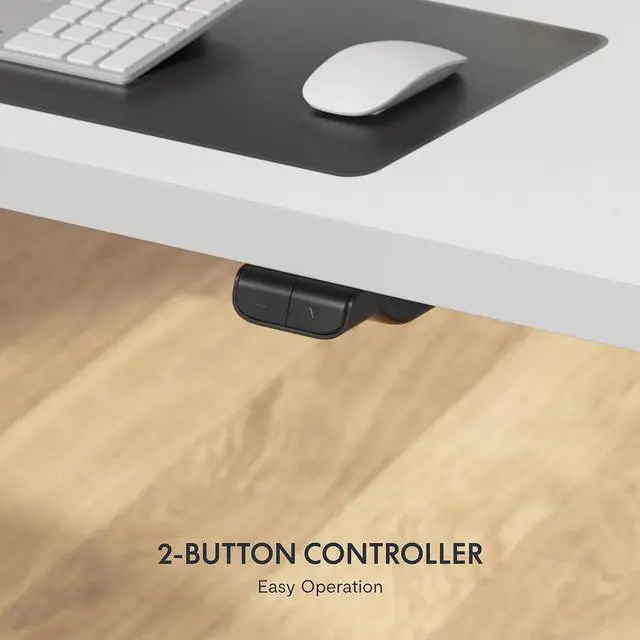 Alt view image 7 of 7 - FLEXISPOT Electric Standing Desk Whole Piece 48 x 30 Inch Desktop Adjustable Height Desk Home Office Computer Workstation Sit Stand up Desk (White Frame + White Top, 2 Packages)