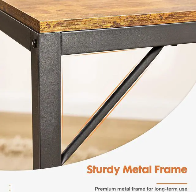 Alt view image 7 of 7 - Computer Desk with Drawers 40 Inch Home Office Desk Writing Desk Work Desk PC Table Study Desk with 2-Tier Drawers Storage Shelf Side Hook, Modern Style for Small Spaces, Bedroom, Gaming