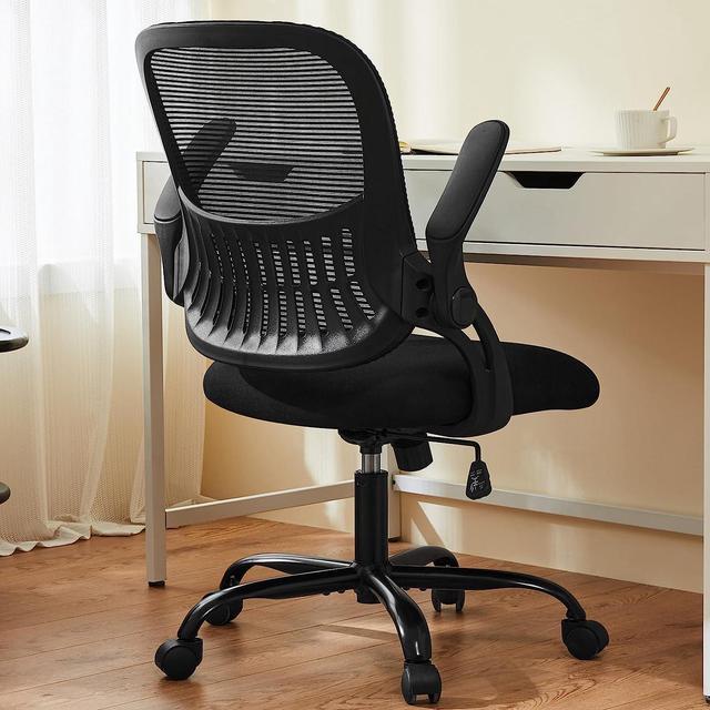 Office Chair, Desk Chair, Ergonomic Home Office Desk Chairs, Computer Chair  with Flip up Armrests, Mesh Desk Chairs with Wheels, Office Desk Chair