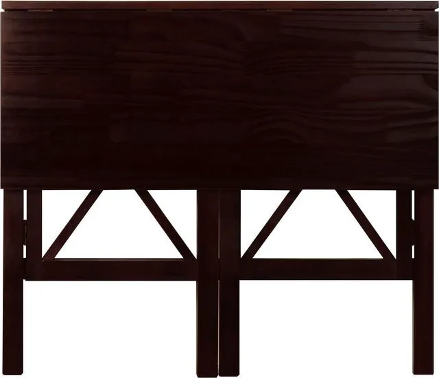 Alt view image 5 of 7 - Casual Home Montego Folding Desk with Pull-Out Tray-Espresso