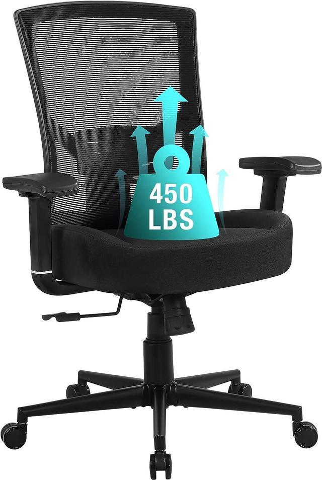 Great Choice Products Pu Leather Computer Chair Big And Tall Office Chair  Lumbar Support Desk Chair