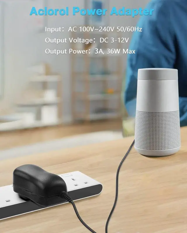 Alt view image 6 of 7 - Aclorol 36W Universal AC/DC Power Adapter 3~12V 3A Adjustable Power Supply 100V-240V AC to DC 3V-12V 9V 7.5V 6V 5V 4.5V 3V 3A 2.5A 2A 1A Converter Switching with Polarity Converter & 14 Tips
