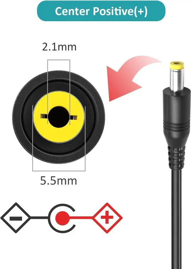 Alt view image 7 of 7 - Universal AC Adapter 9V 2A Power Supply Center Positive DC 9 Volt 1.8A 1.5A 1A 0.8A 0.5A 450mA Power Cord Charger for LED Strip Light CCTV Camera Router Modem Toys DVD Speaker