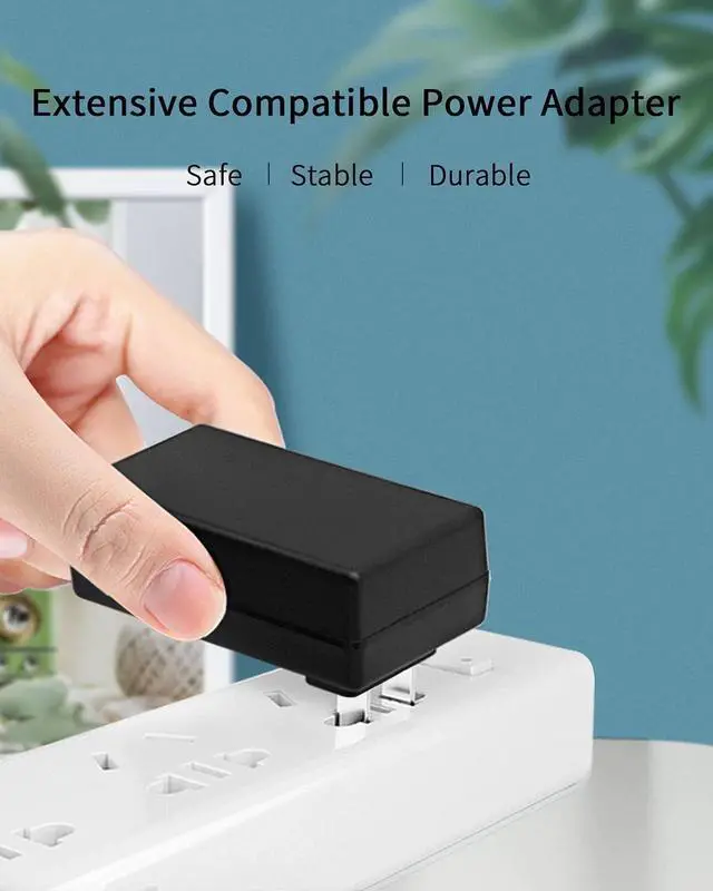 Alt view image 5 of 5 - 12V 3A [12 Volts 3 Amps] Adapter Power Supply AC to DC Plug 5.5 x 2.1mm & 2.5mm for 12volt 1A 1.5A 2A 2.5A 1000mA 1500mA 2000mA 2500mA 3000mA Equipment, 3.3ft Cord