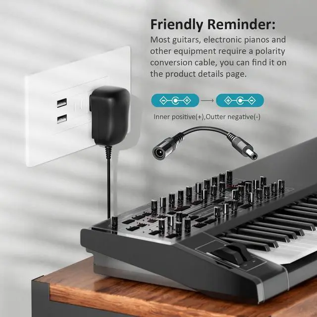 Alt view image 6 of 7 - 12W Universal Power Supply 12V 9V 7.5V 6V 5V 4.5V 3V 1A AC to DC Adapter for Led Strip Router Speaker CCTV Camera Tablet Radio 3 to 12 Volts 1000mA Switching Power Supply with 8 Tips