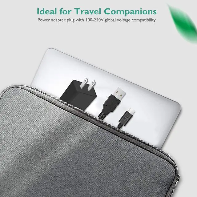 Alt view image 6 of 7 - Universal 5V 2A Type C Charger - USB C Charging Cable for Beats Flex Headphones, JBL Wireless Bluetooth Earbuds and Other Type-C Supported Device Power Supply Adapter