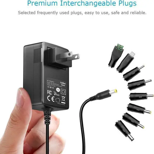 Alt view image 3 of 7 - 5V 2A 1.5A 1A AC Adapter Wall Charger Power Adapter Supply for TV Box Tablet Router More 5V Devices