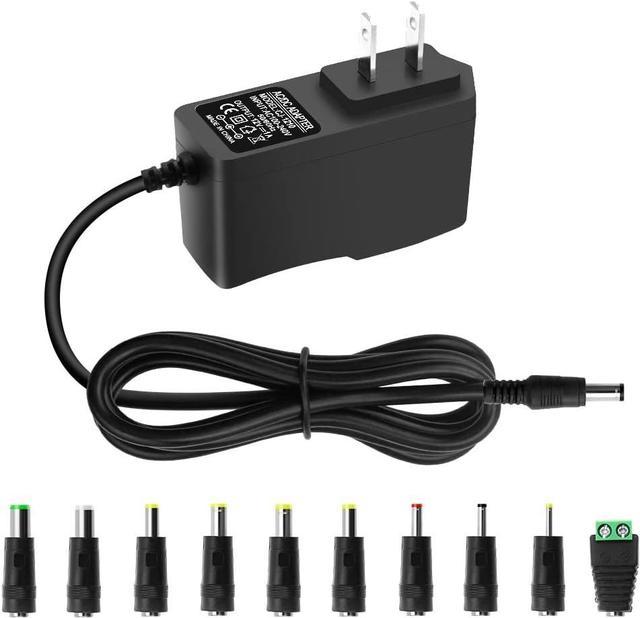 Arkare 12V 1A AC/DC Power Supply Adapter 12Volt Replacement Power