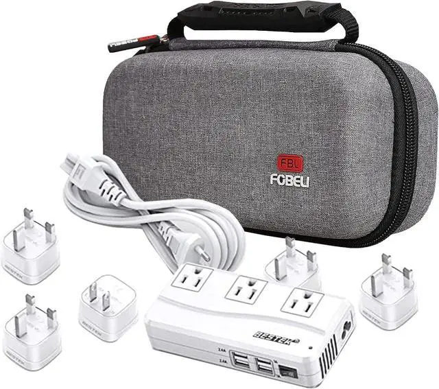 Alt view image 7 of 7 - FBLFOBELI Hard Carrying Case for BESTEK/Ceptics 2000W Travel Universal Travel Adapter 220V to 110V Voltage Converter (New Version, Case Only)