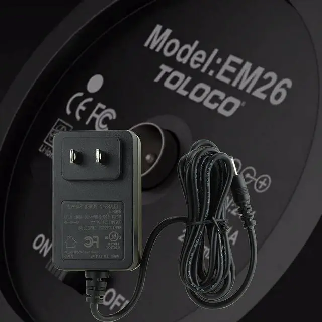 Alt view image 3 of 3 - EM26 Massage Gun Charger Replacement for TOLOCO EM26, AERLANG EM13 / Darkiron EM31 Massage Gun 24V Power Adapter Charging Cord